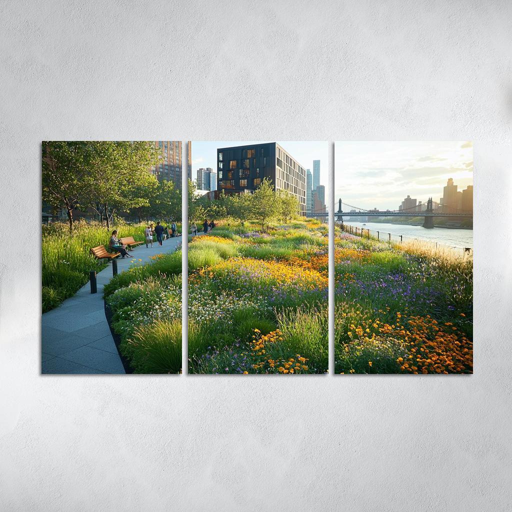 The High Line Abstract Paintings Frame