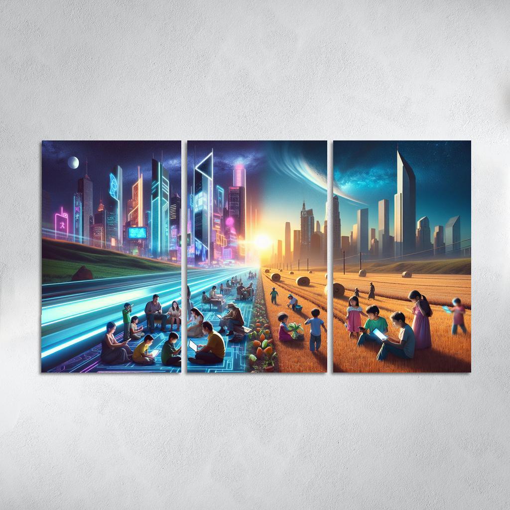 Digital Divide Bridging Access To Technology Art Trends