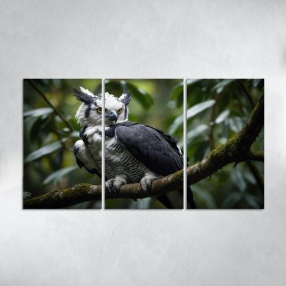 The Regal Harpy Eagle The Forest Monarch Custom Paintings Frame