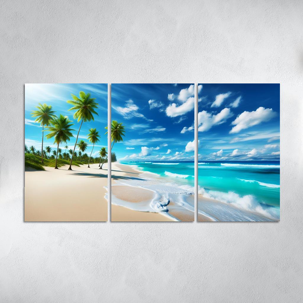 Lush Paradise Tropical Escape Custom Paintings Frame