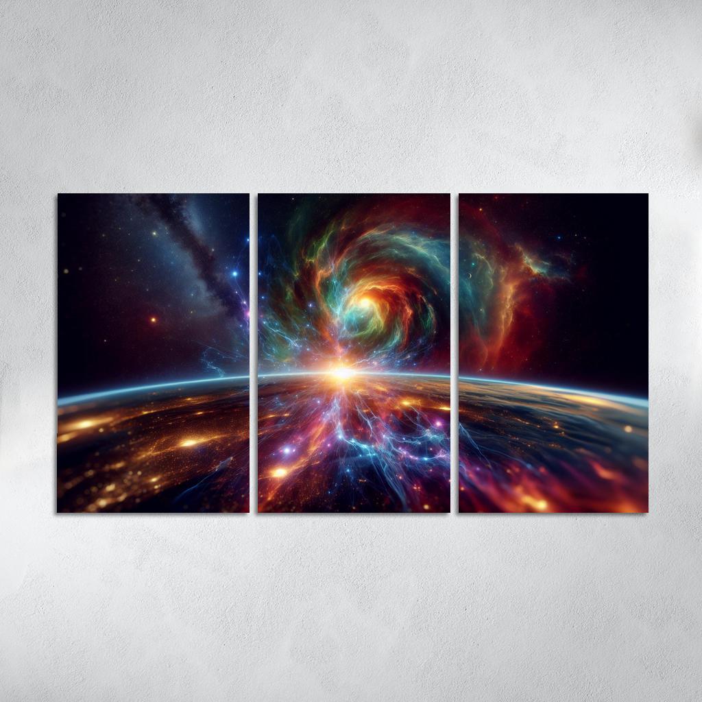 Investigating The Origins Of Cosmic Rays Abstract Paintings Frame