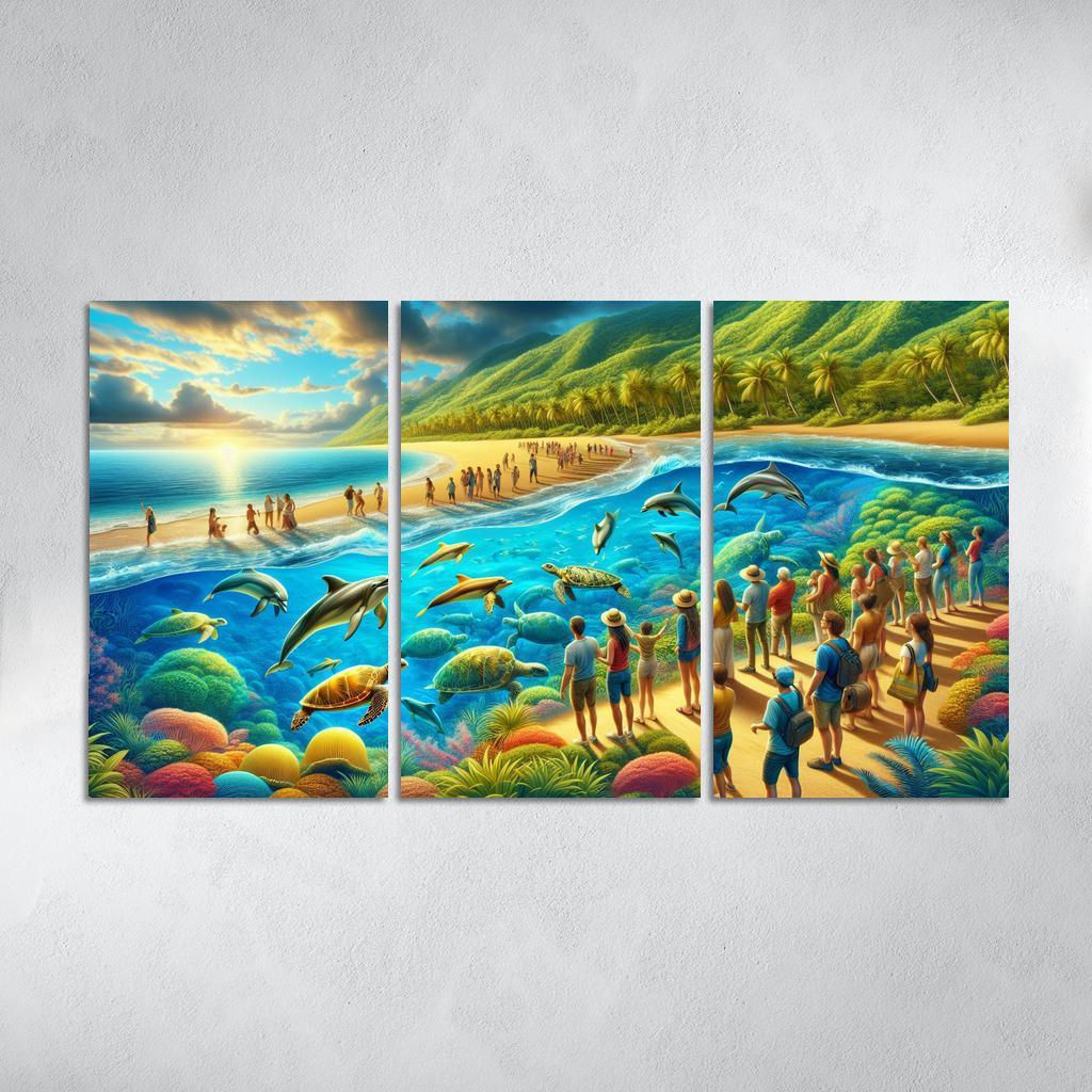Marine Oasis Wildlife Adventure Premium Artwork Frames