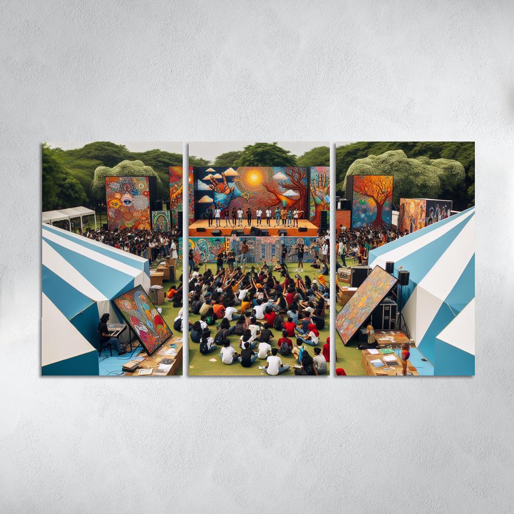 Voices Of The Future Art For Youth Empowerment Multi-panel Paintings