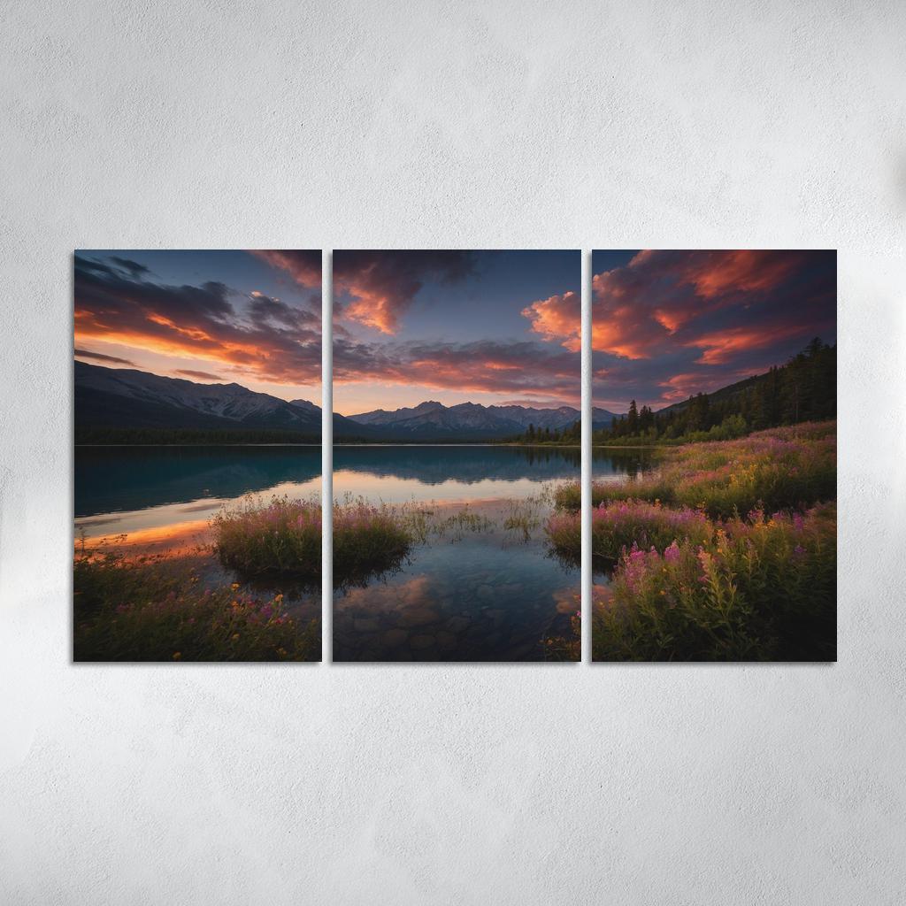 The Ethereal Glow Of Celestial Waters Oil Paintings Frame