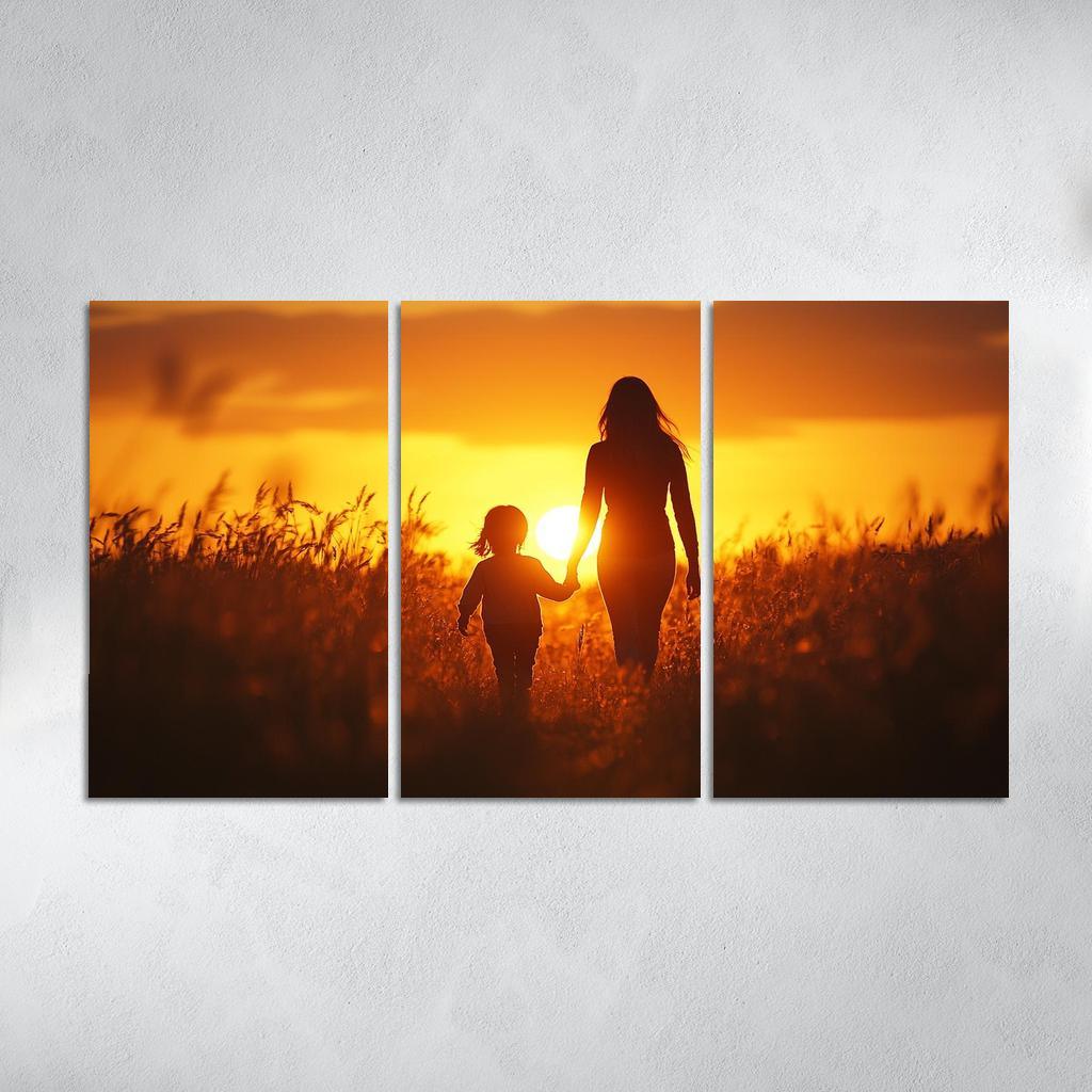 The Light Of Guidance A Mothers Love Custom Paintings Frame