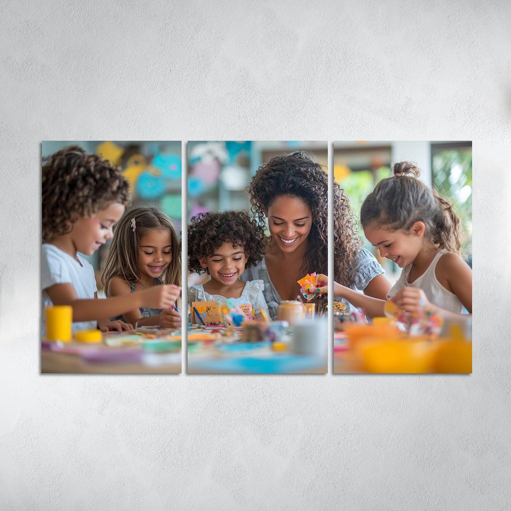 Crafted With Love A Mothers Handmade Creations Modern Paintings Frame