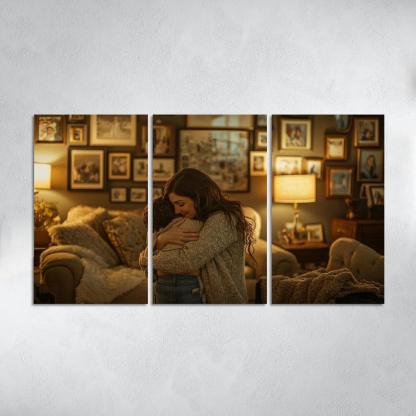 A Mothers Embrace The Heart Of Home Canvas Paintings Frame