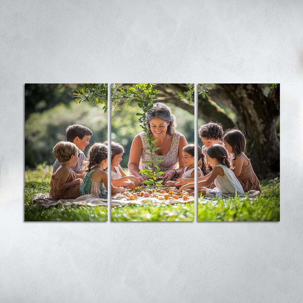 Branches Of Love A Mothers Family Tree Canvas Paintings Frame