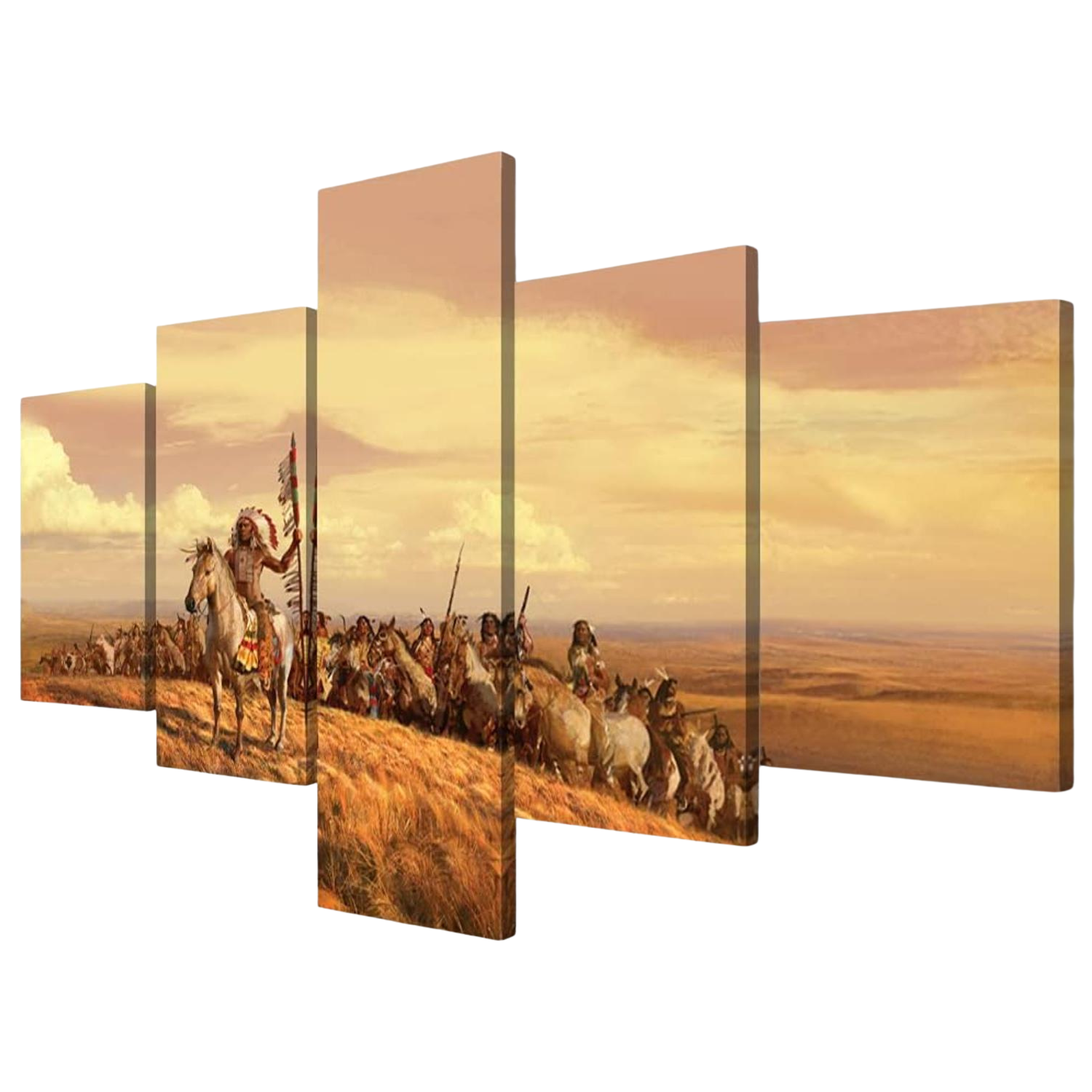 5 Piece Canvas Wall Art For Home And Office Decor