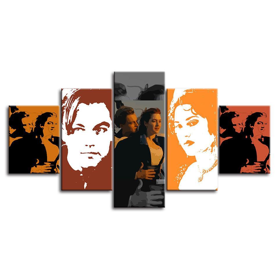 The Titanic 5 Piece HD Multi Panel Canvas Wall Art Frame-Original Frame