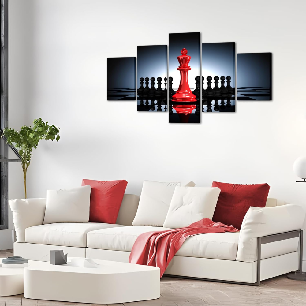 Red Tree Canvas Wall Art