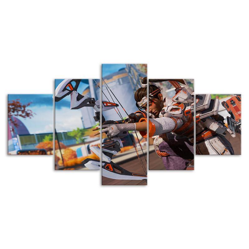 Apex Legends Modern Work 5 Piece HD Multi Panel Canvas-Original Frame