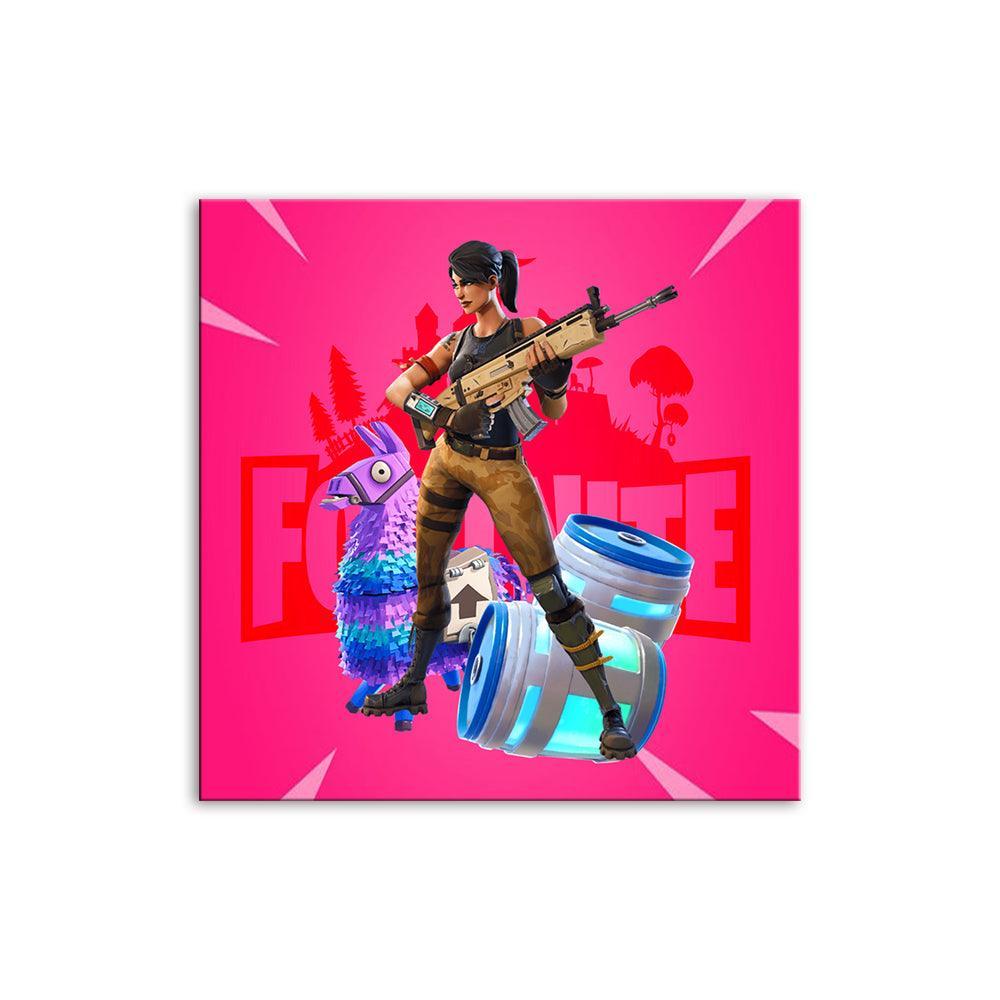 Fornite 1 Piece HD Multi Panel Canvas Wall Art Frame-Original Frame