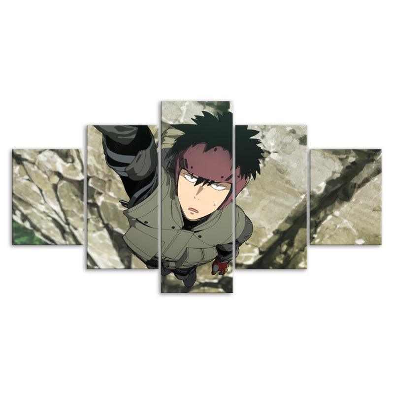 Spriggan Single Character HD Multi Panel Canvas Wall Art Frame-Original Frame