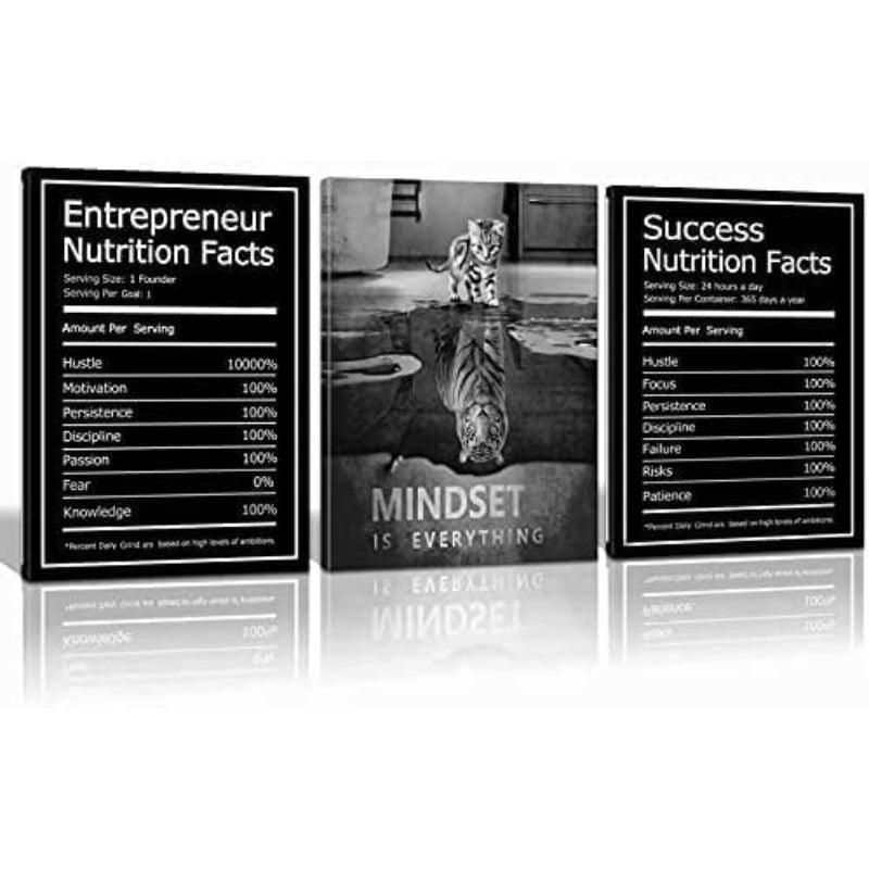 3 Panels Modern Framed Canvas Wall Art Poster Frames-Original Frame