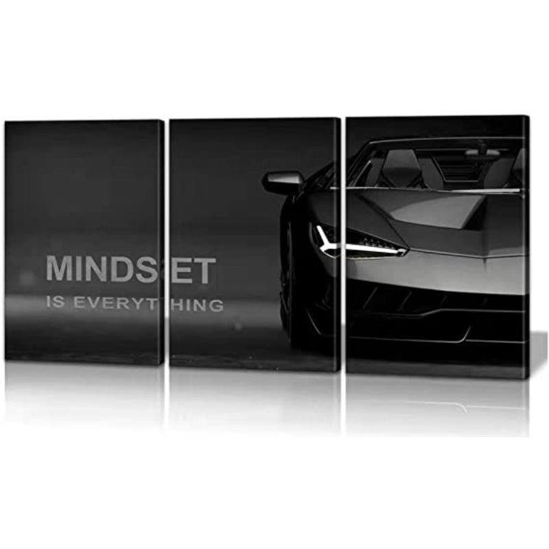 3 Panels Modern Framed Canvas Wall Art Poster Frames-Original Frame