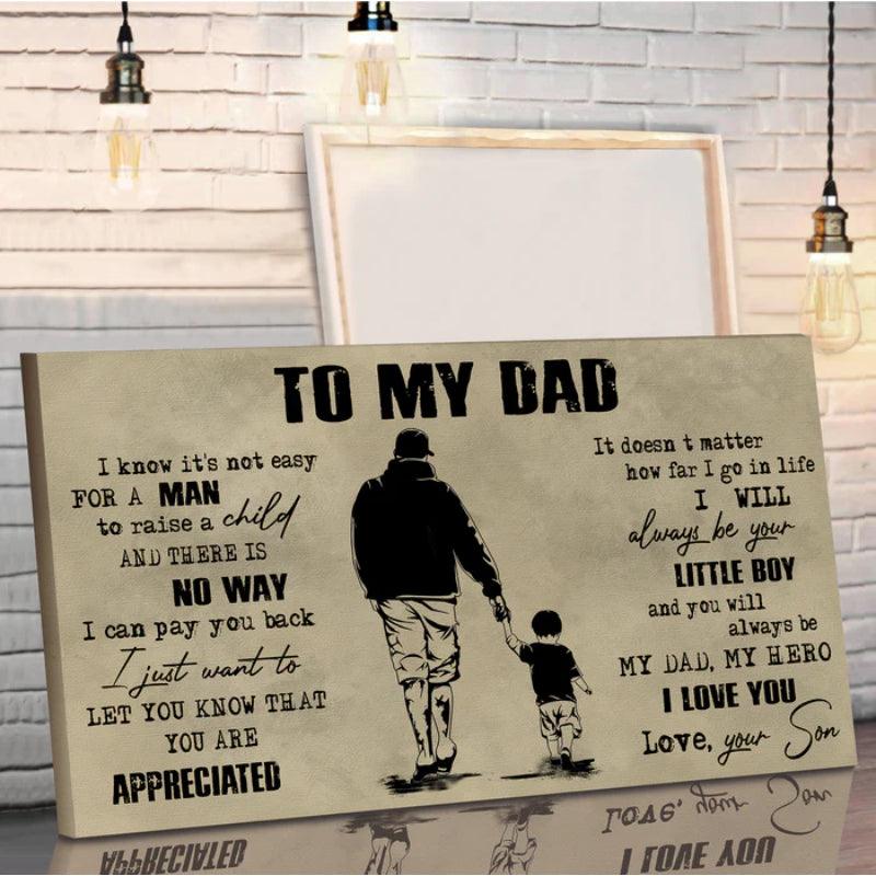 Father and Son Canvas Print