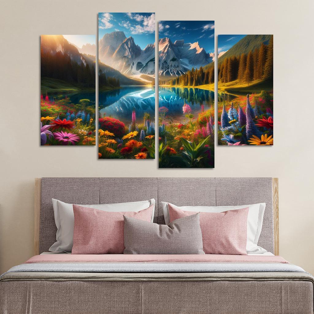 A Tribute To Our Planet Modern Paintings Frame