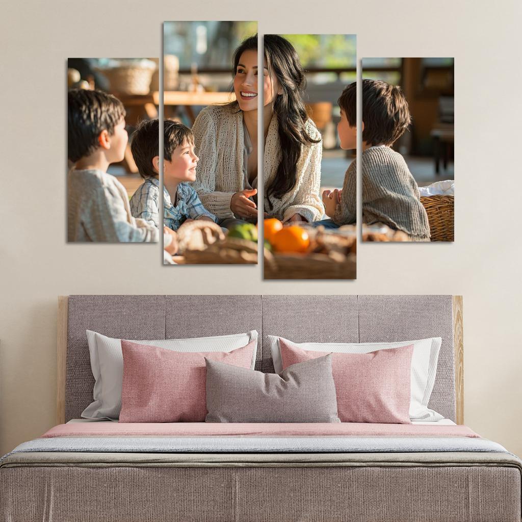 Lifelong Lessons A Mothers Wisdom Across Generations Canvas Paintings Frame
