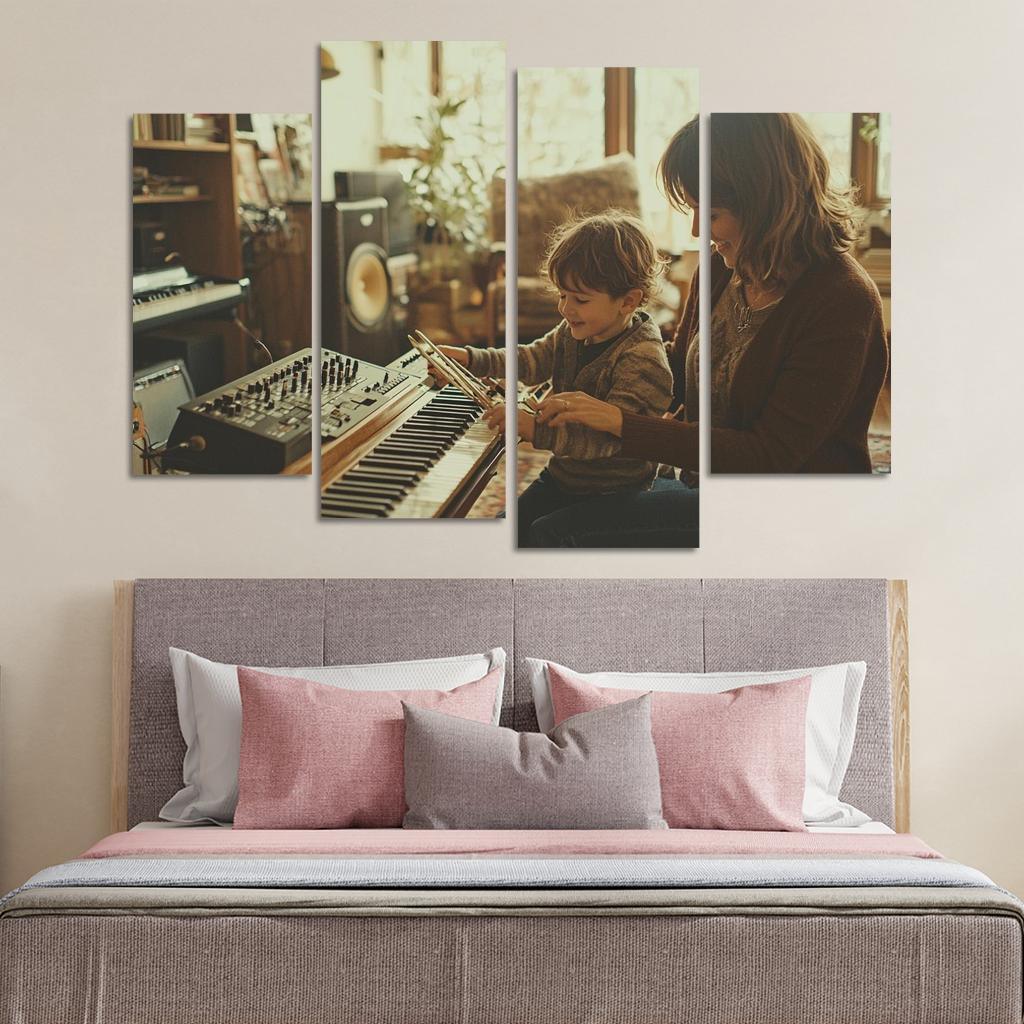 Songs Of The Heart A Mothers Melodic Influence Canvas Paintings Frame