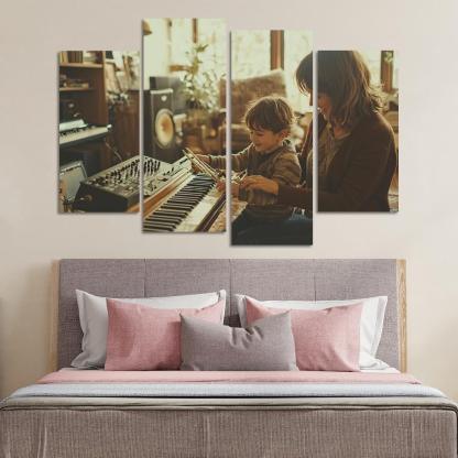 Songs Of The Heart A Mothers Melodic Influence Canvas Paintings Frame
