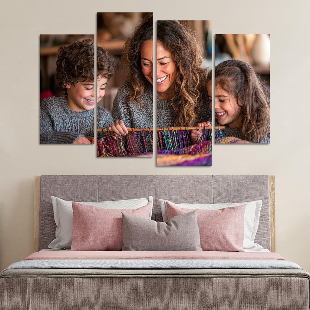 Woven With Love A Mothers Heartfelt Story Canvas Paintings Frame