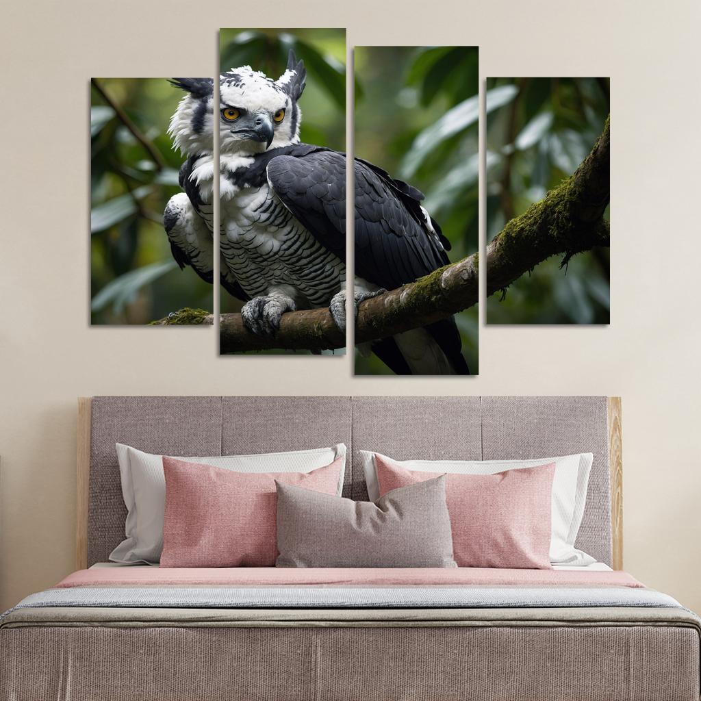 The Regal Harpy Eagle The Forest Monarch Custom Paintings Frame