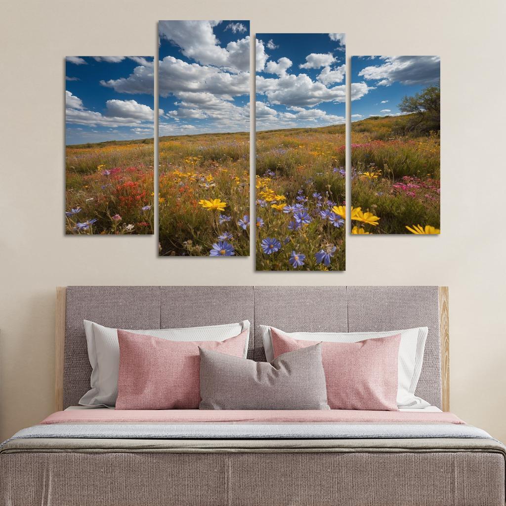 The Azure Bliss Of Clear Skies Oil Paintings Frame