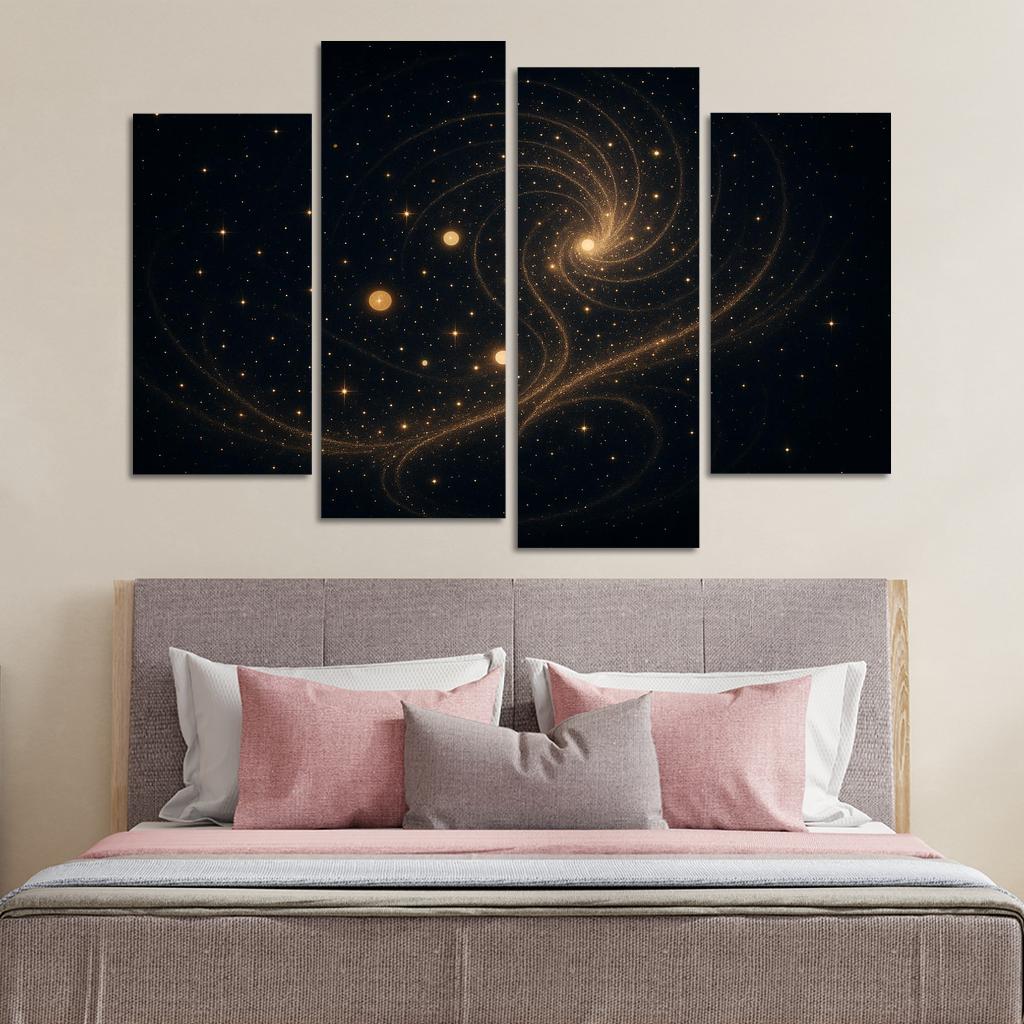 Celestial Dance Of Ideas Oil Paintings Frame