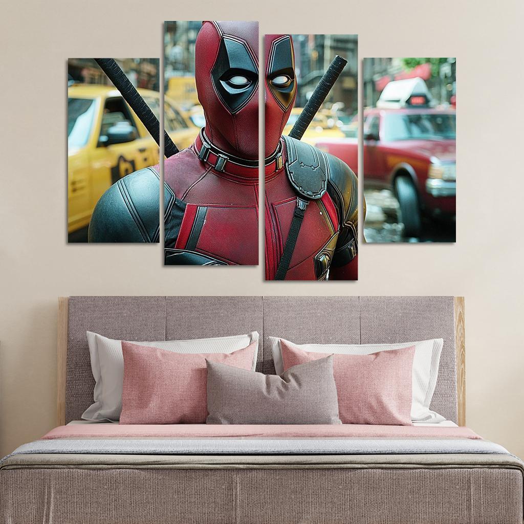 Ryan Reynolds The Merc With A Heart Of Gold Framed Paintings