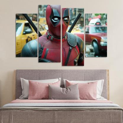 Ryan Reynolds The Merc With A Heart Of Gold Framed Paintings