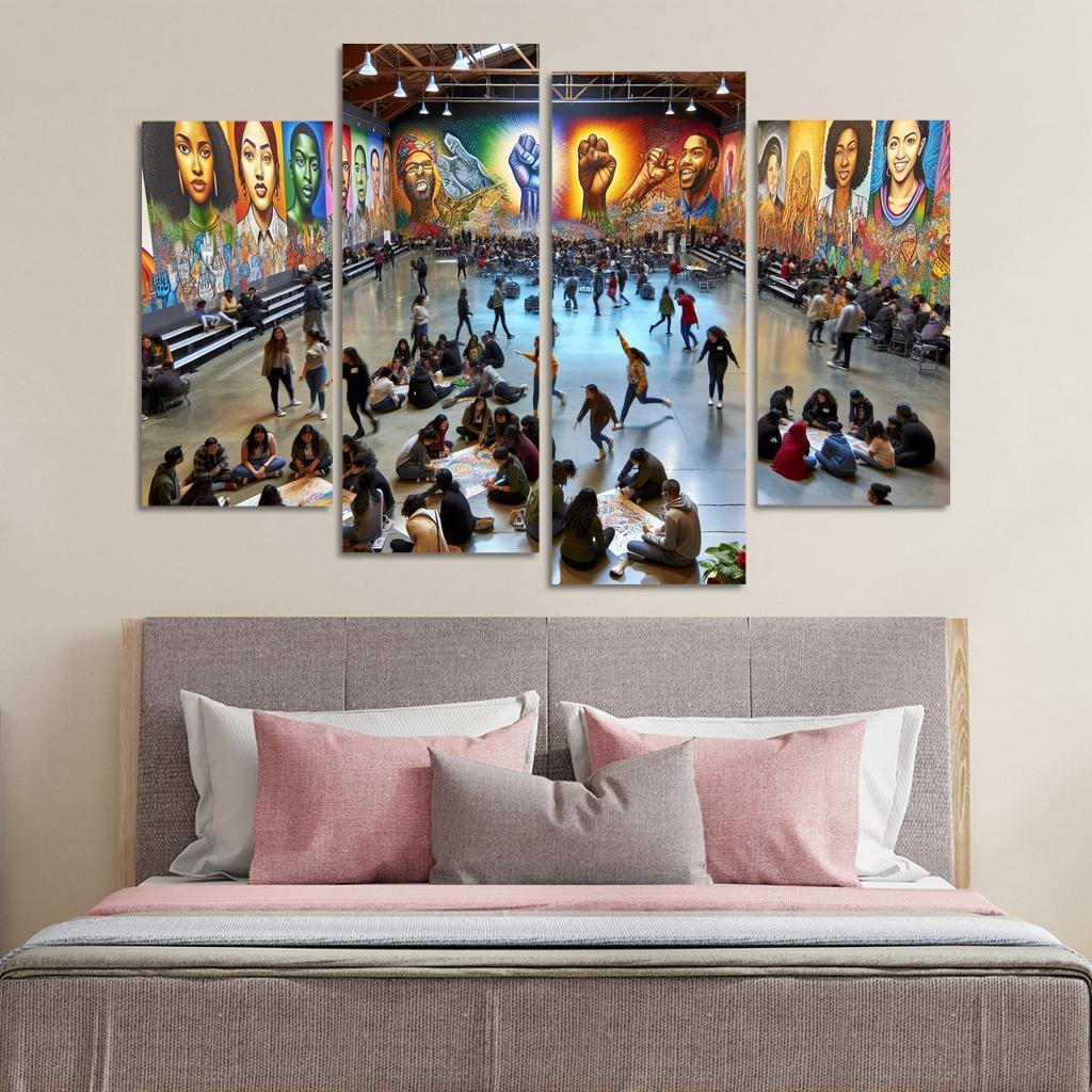 Unbroken Chains Art For Social Justice Modern Paintings Frame