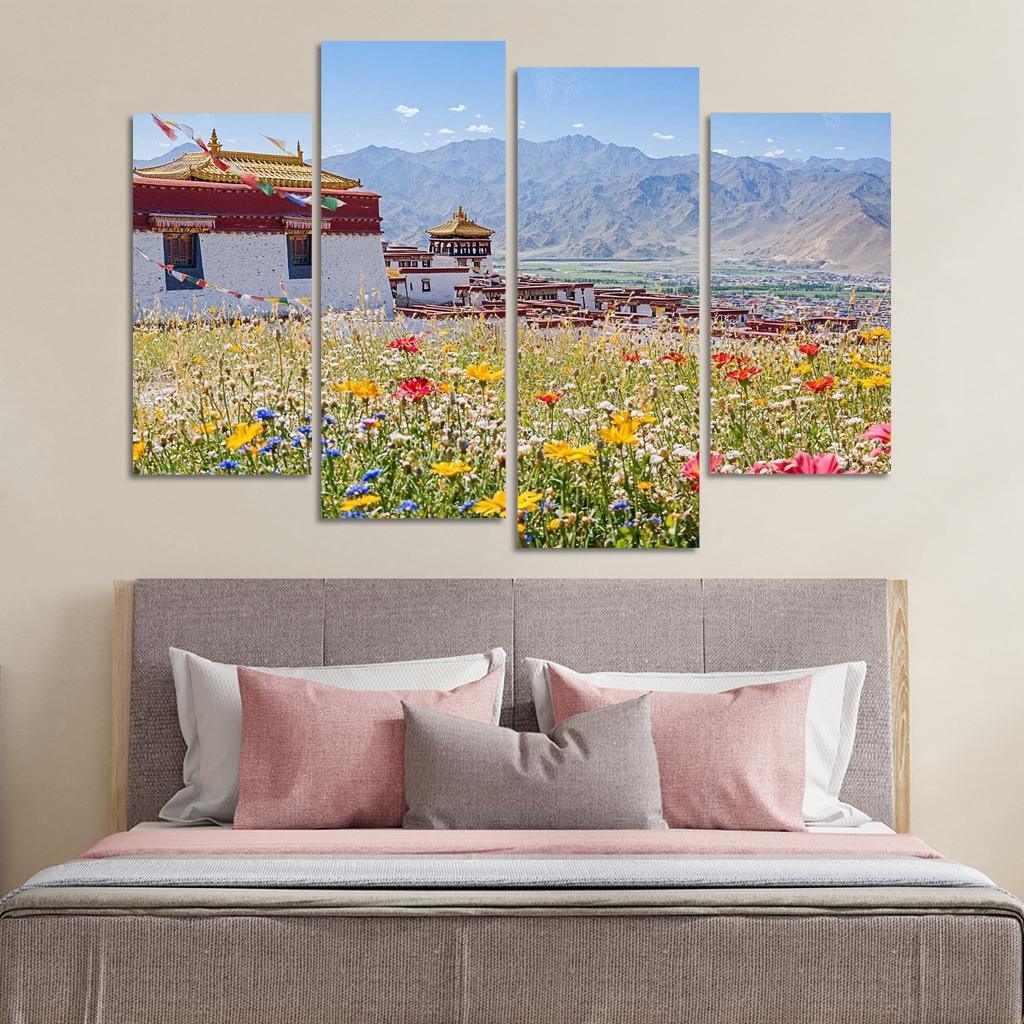 Palace Of Potala Abstract Paintings Frame