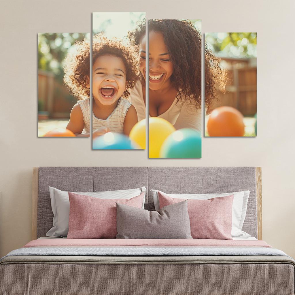 Echoes Of Laughter Celebrating Joy Custom Paintings Frame