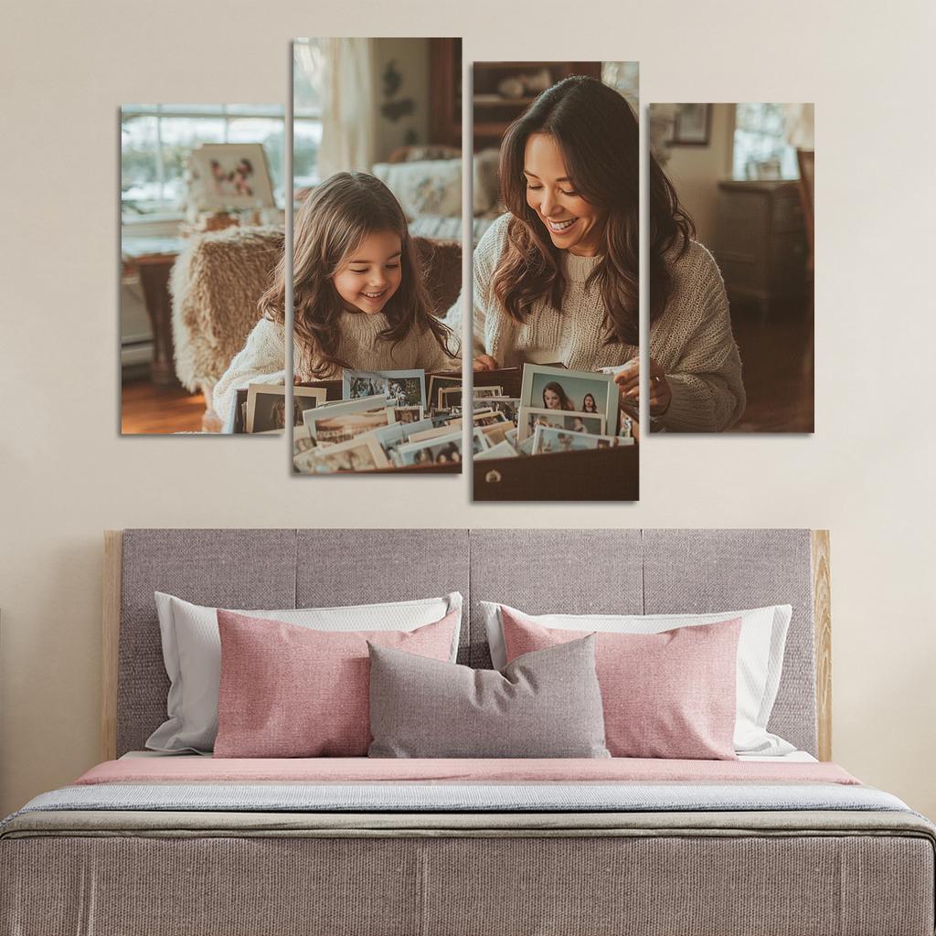 Moments Of Connection A Mothers Heartbeat Custom Paintings Frame