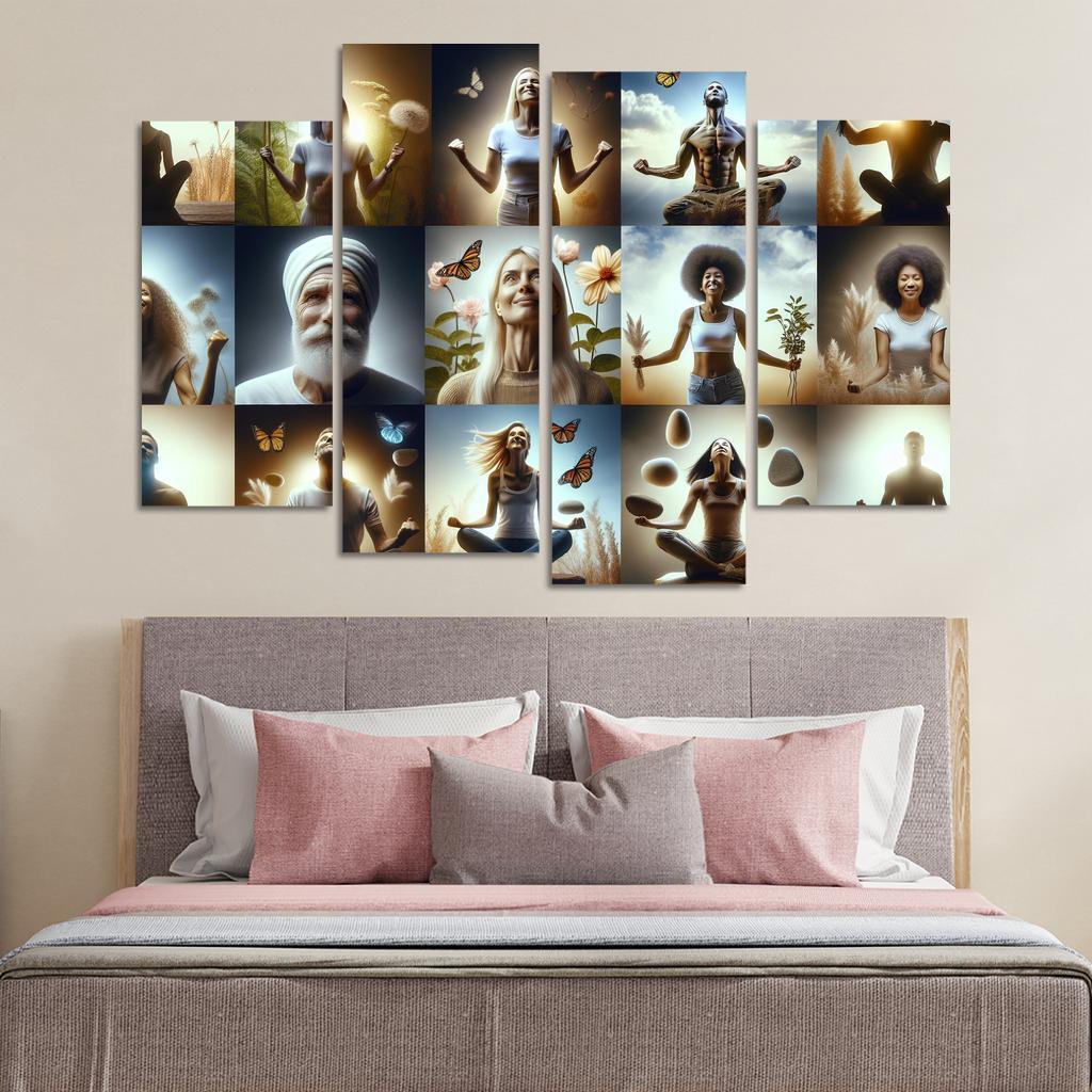 Resilience In The Face Of Adversity Stories Of Survivors Custom Paintings Frame