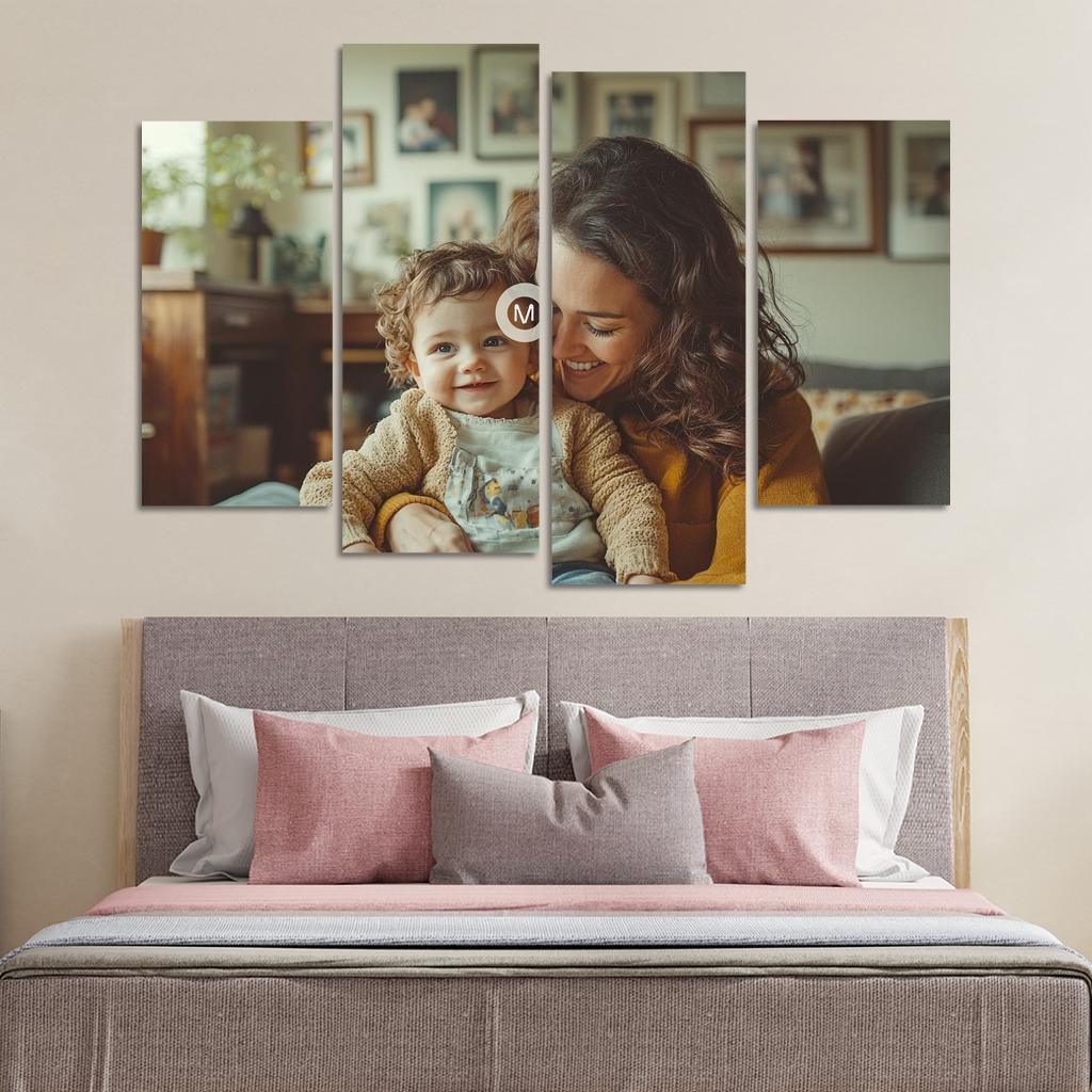 The Nurturers Embrace A Mothers Love Canvas Paintings Frame