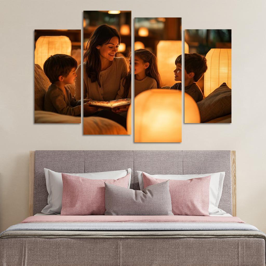 Treasured Stories A Mothers Gift Of Narratives Canvas Paintings Frame