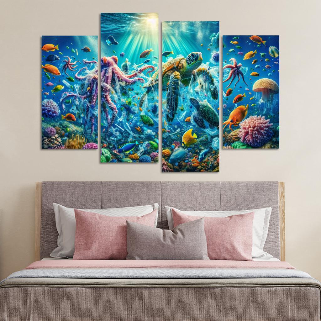 A Future Without Plastic Reimagining Waste Custom Paintings Frame