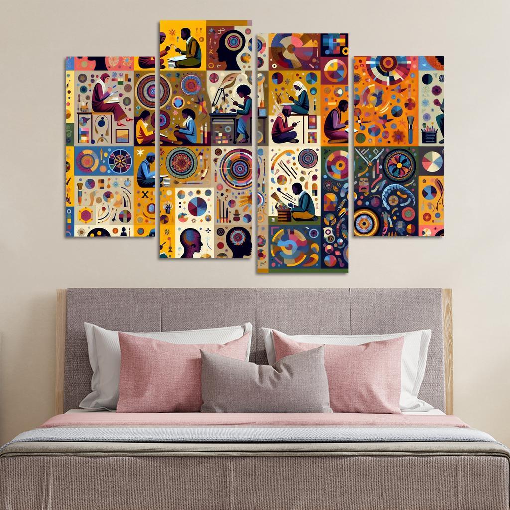 Resilience And Recovery Healing Through Art Multi-panel Paintings