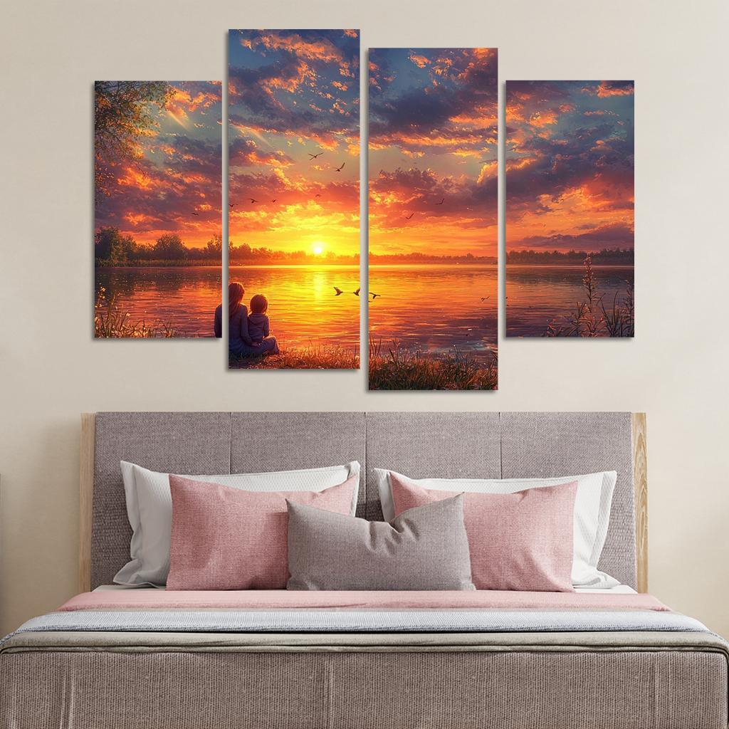 Sunsets And Sunrises Cycles Of Love Custom Paintings Frame