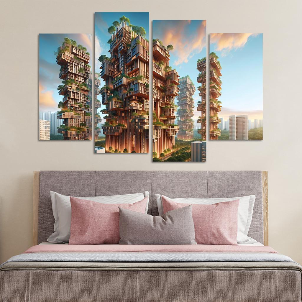 Timber Towers Custom Paintings Frame