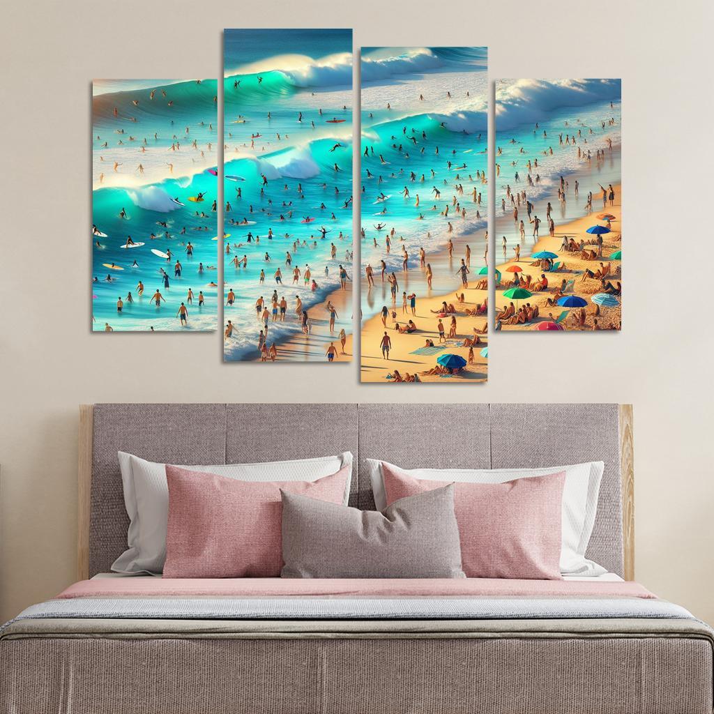 Blue Wave Oasis Adventure Awaits Art Trends