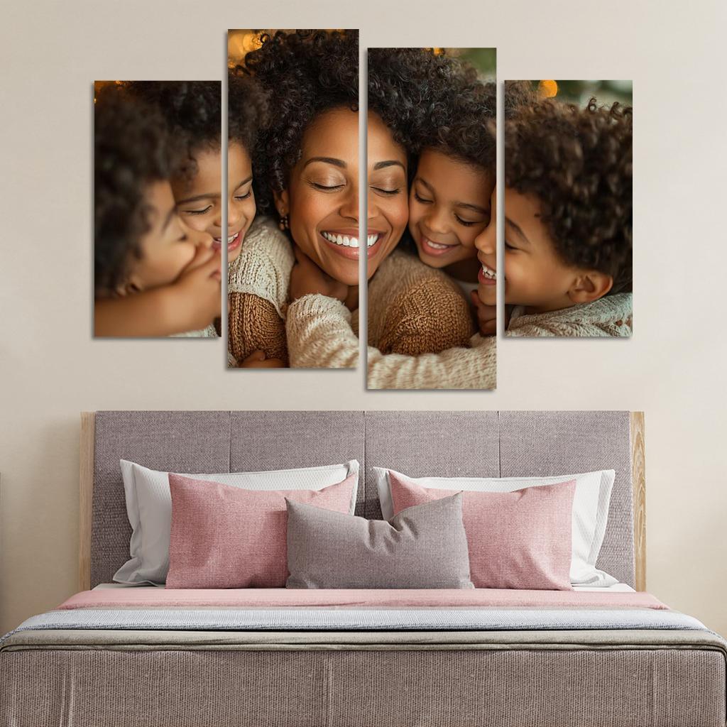 A Symphony Of Love A Mothers Embrace Modern Paintings Frame