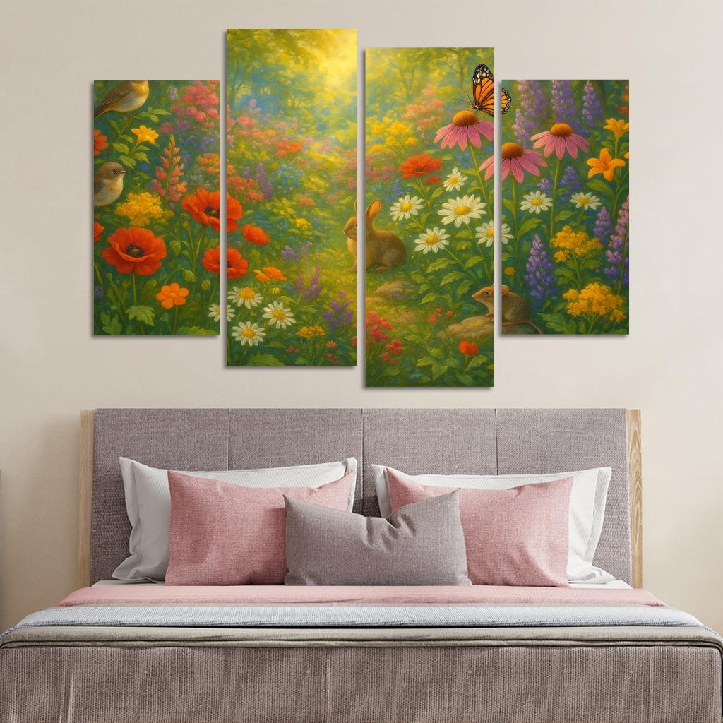 Secret Garden - Magical Plant World Framed Paintings
