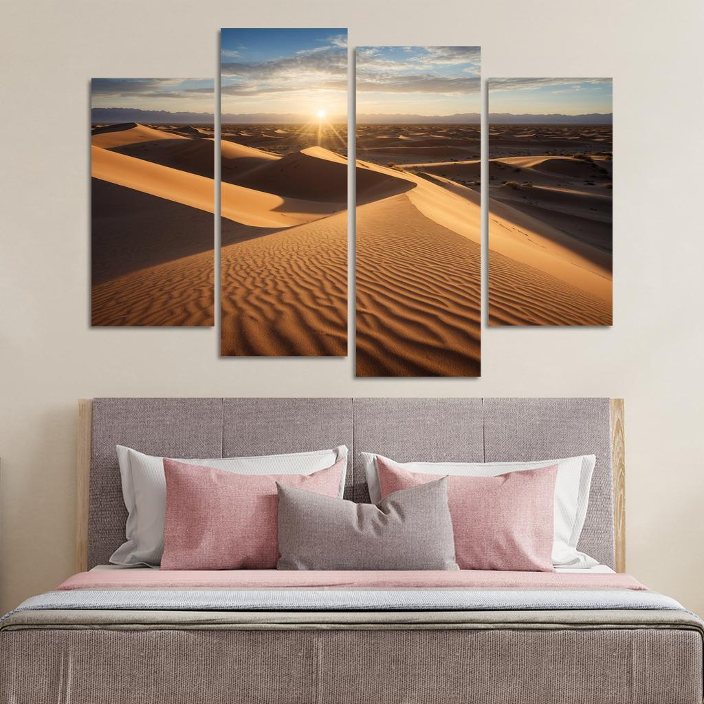 The Enigmatic Beauty Of Desert Landscapes Oil Paintings Frame