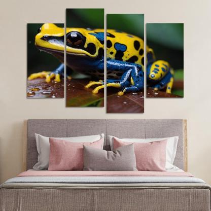 The Colorful Poison Dart Frog Jewel Of The Tropics Modern Paintings Frame
