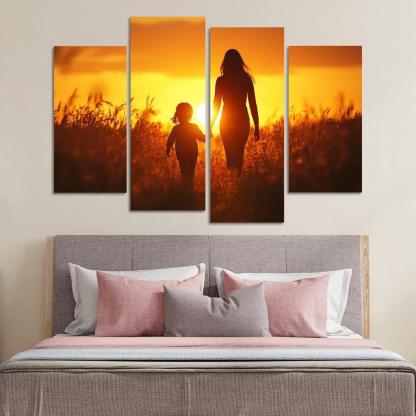 The Light Of Guidance A Mothers Love Custom Paintings Frame