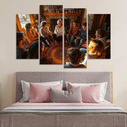 The Ties That Bind A Mothers Connection Canvas Paintings Frame