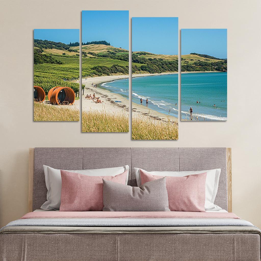 Waiheke Island Abstract Paintings Frame